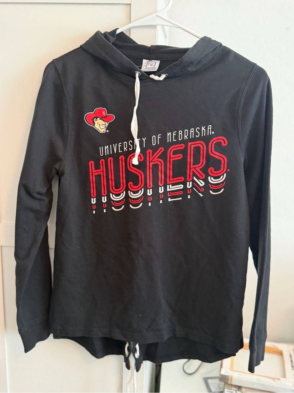 University of Nebraska Huskers Black Pullover Hoodie